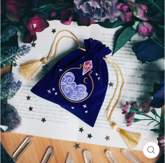 NIGHT SKY POTION BOTTLE TRINKET POUCH