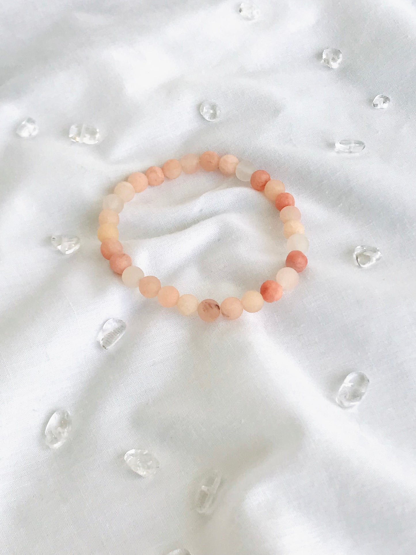 Peachy matte bracelet