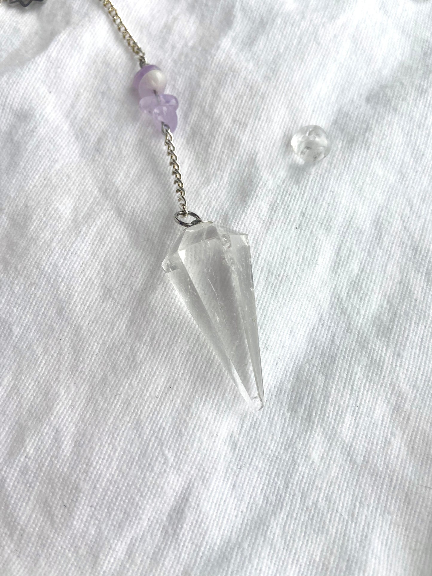 Clear Quartz Pendulum