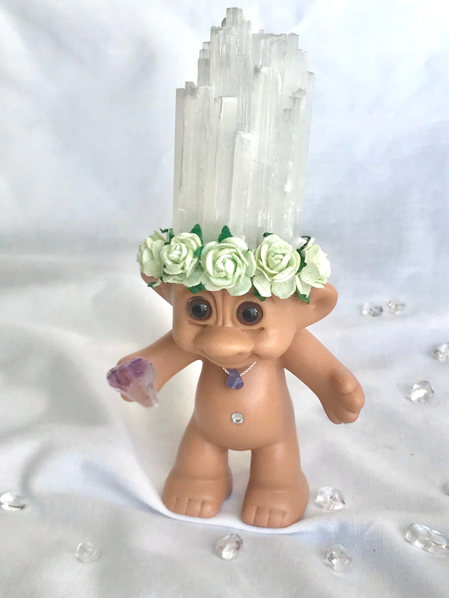 Minty tanzanite troll 5"