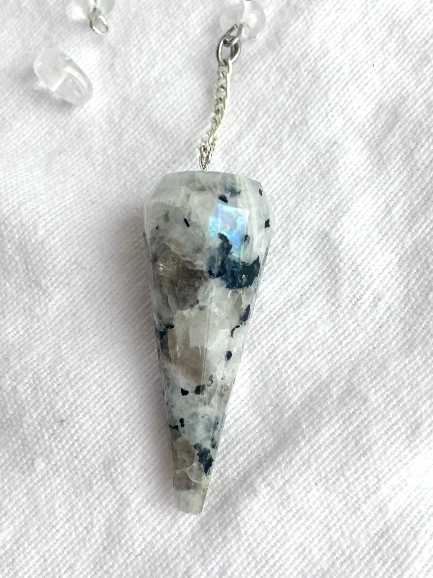 Rainbow Moonstone pendulum