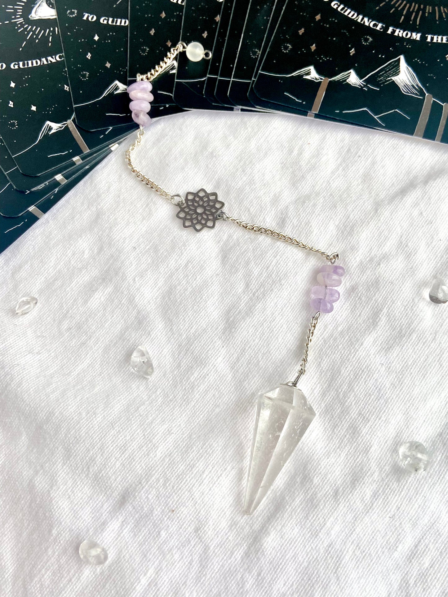 Clear Quartz Pendulum