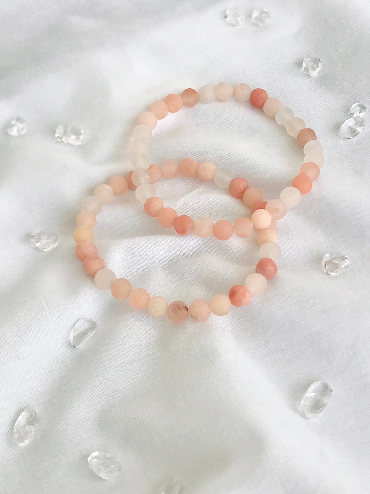 Peachy matte bracelet